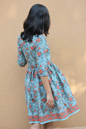 Blue Orchid Printed Dress