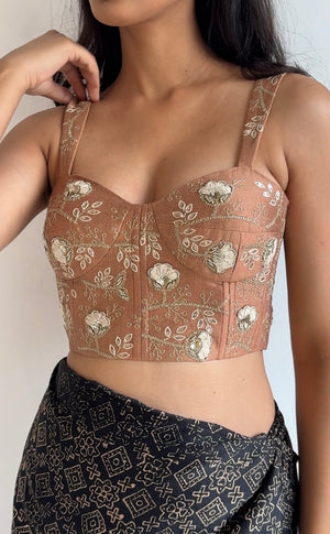 Sunkissed Embroidered Bustier