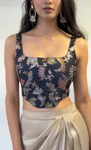 Yamini Brocade Corset