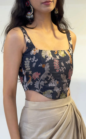 Yamini Brocade Corset