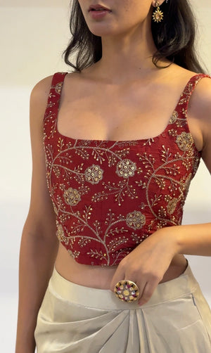 Sienna Embroidered Corset