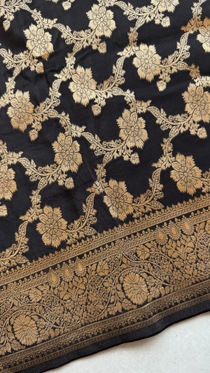 Black Banarasi Corset