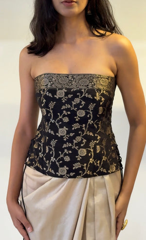 Kaya Banarasi Strapless Corset