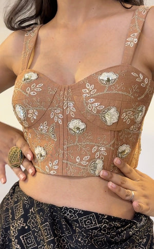 Sunkissed Embroidered Bustier