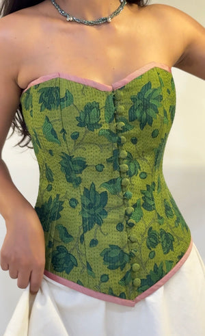 Kiwi Overbust Corset