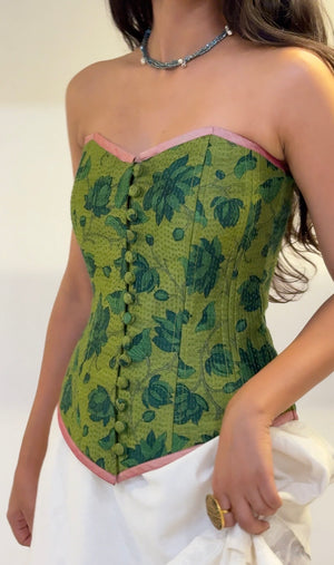 Kiwi Overbust Corset