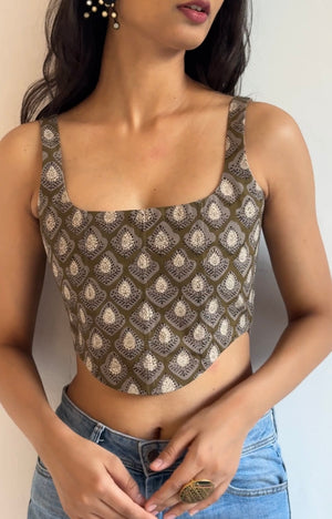 Ashley Cotton Corset