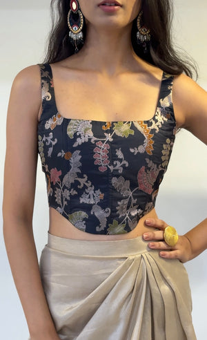 Yamini Brocade Corset