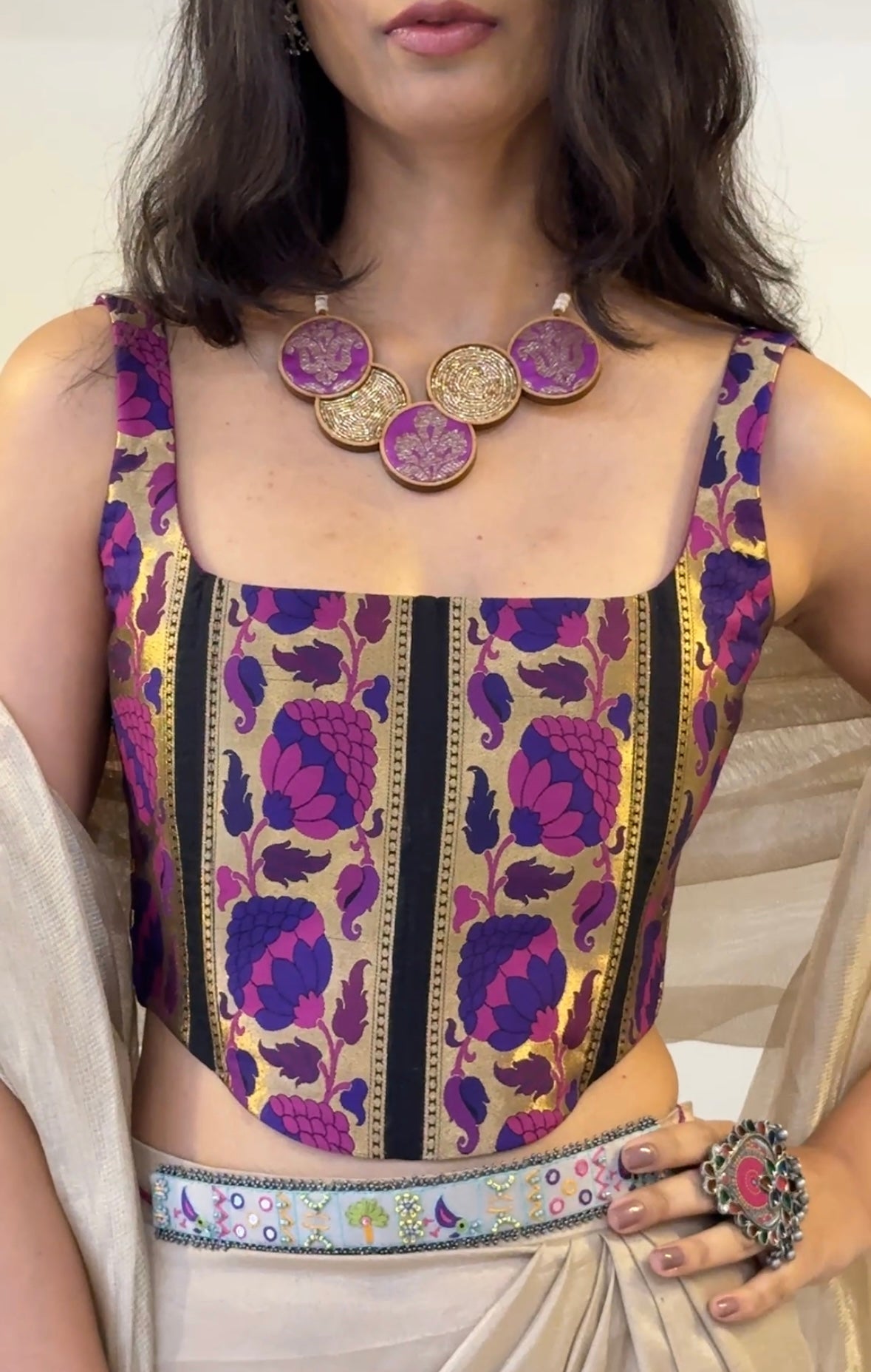 Purple Autumn Corset