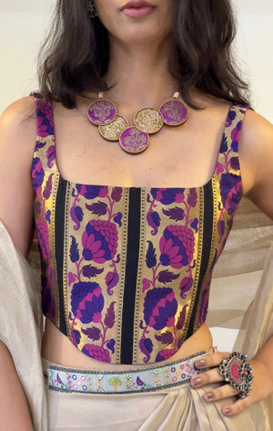 Purple Autumn Corset