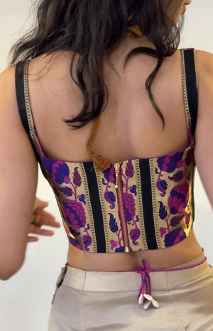 Purple Autumn Corset