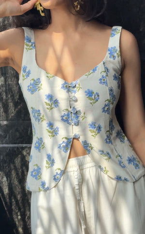 Forget Me Not Corset Top