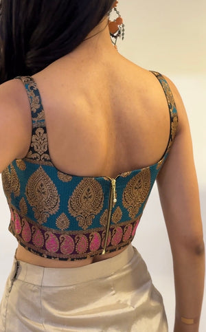 Firozi Corset