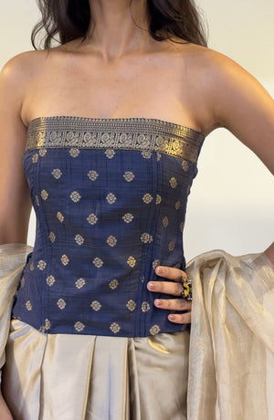 Heer Strapless Silk Corset
