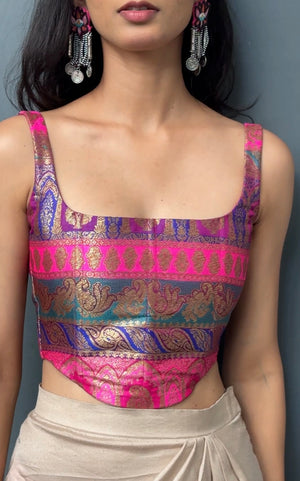 Ranisa Brocade Corset