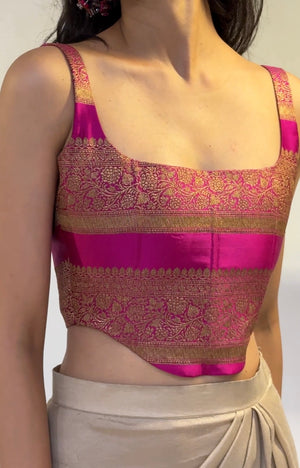 Fuchsia Corset