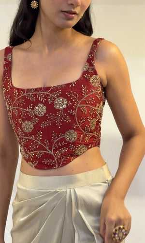 Sienna Embroidered Corset