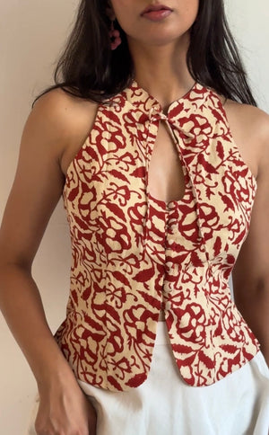 Rosewood Halter Top