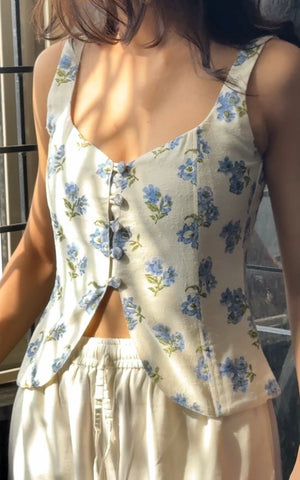 Forget Me Not Corset Top