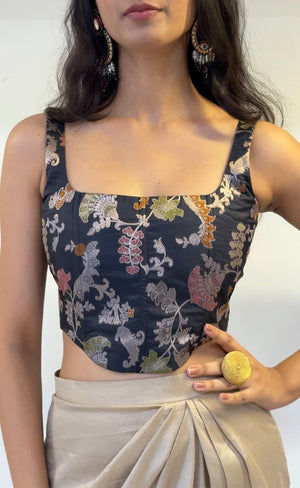 Yamini Brocade Corset