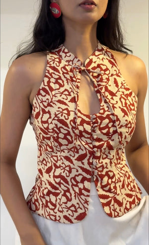 Rosewood Halter Top