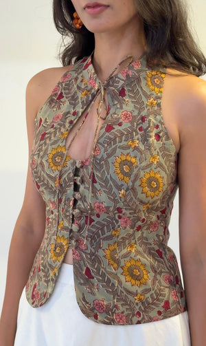 Bagh Halter Top