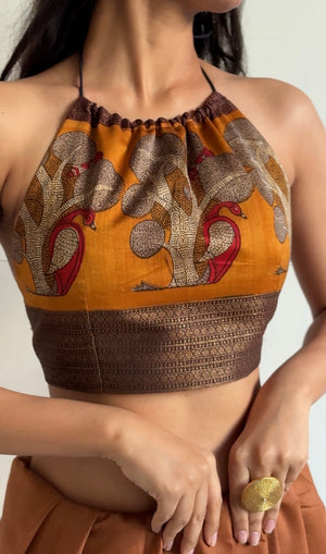 Bagh Halter Crop Top