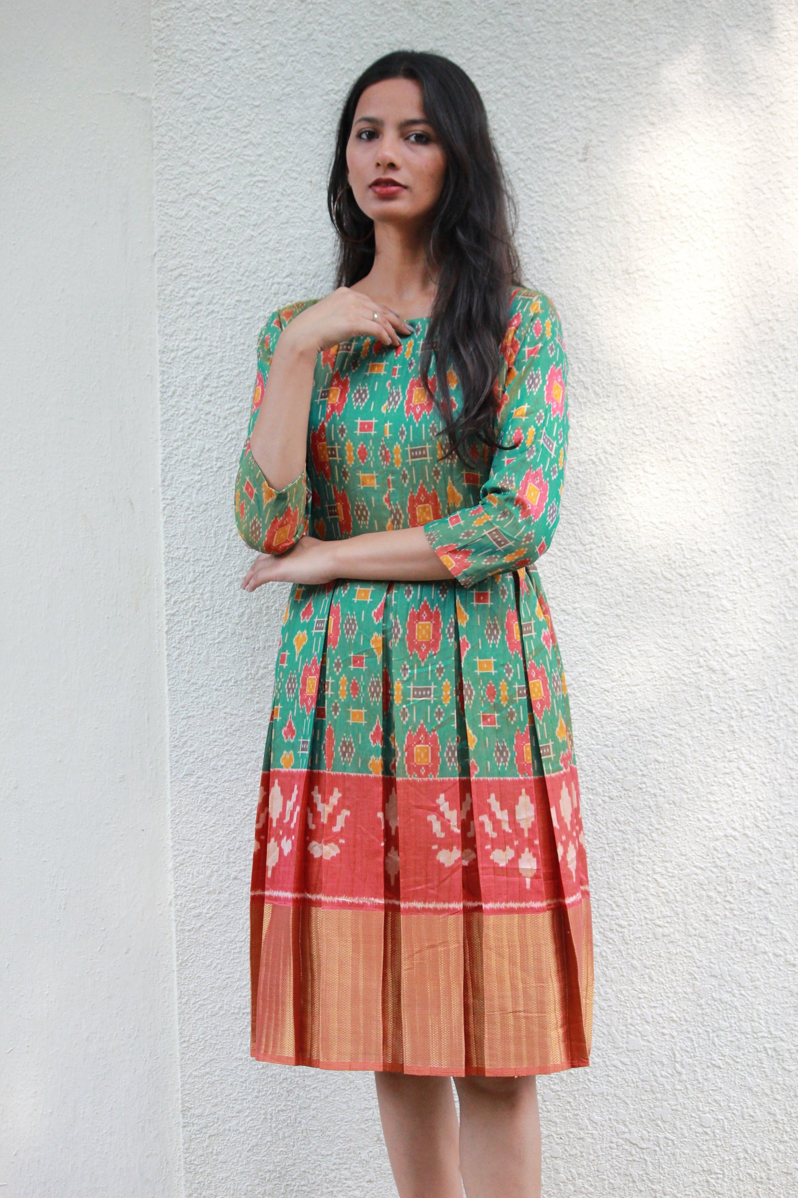 Forest Green Silk Saree - Desi Royale | Blouse dress pattern, Saree, Party  wear sarees