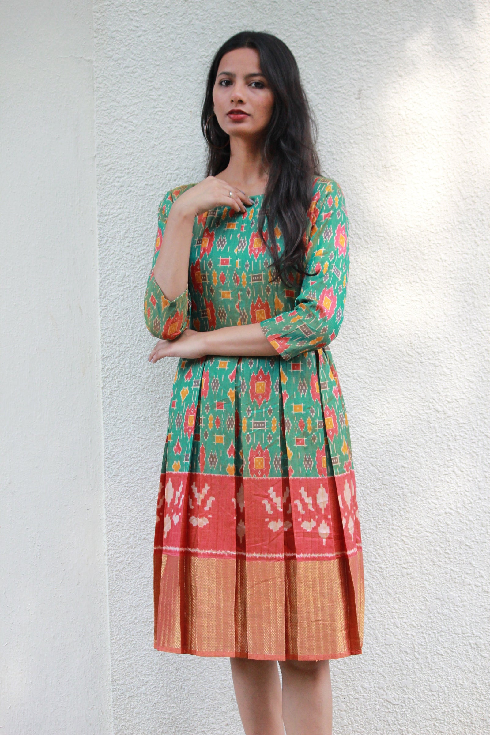 designs for dresses made from sarees Saree Reuse Dresses Made From Old Pattu Sarees Sari Gown Design From Old Saree Gown Made By Old Saree Dress