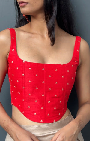 Genda Phool Embroidered Corset