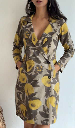 Moss And Gold Blazer Dress