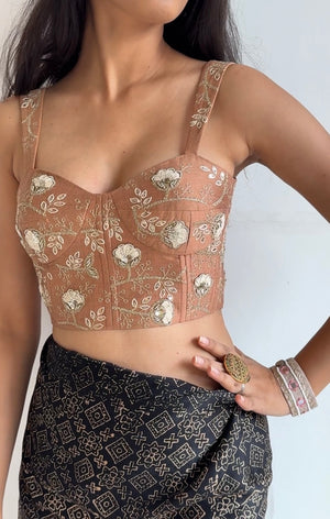 Sunkissed Embroidered Bustier