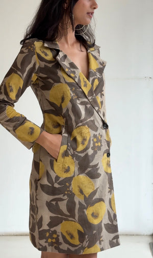 Moss And Gold Blazer Dress