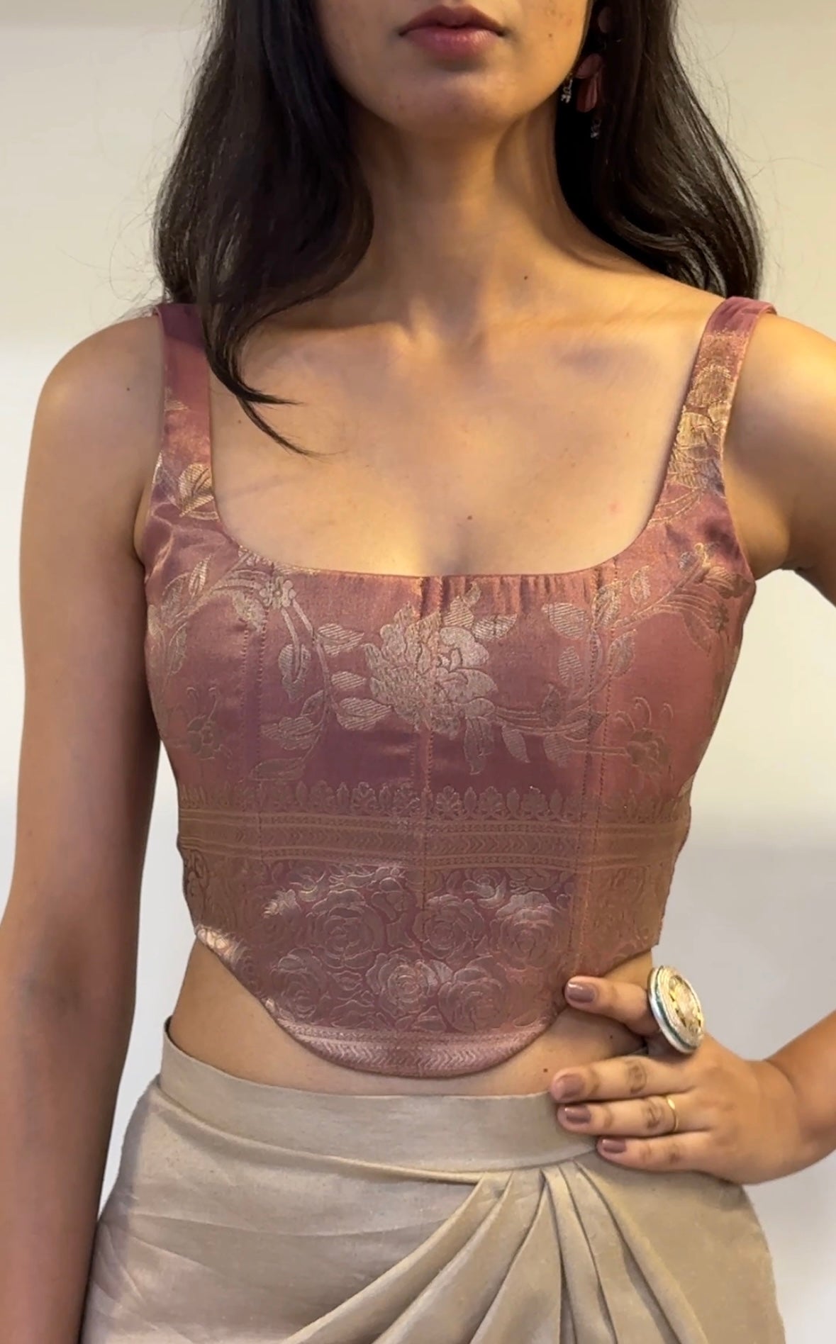 Mauve Rose Corset