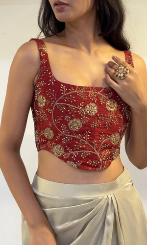 Sienna Embroidered Corset