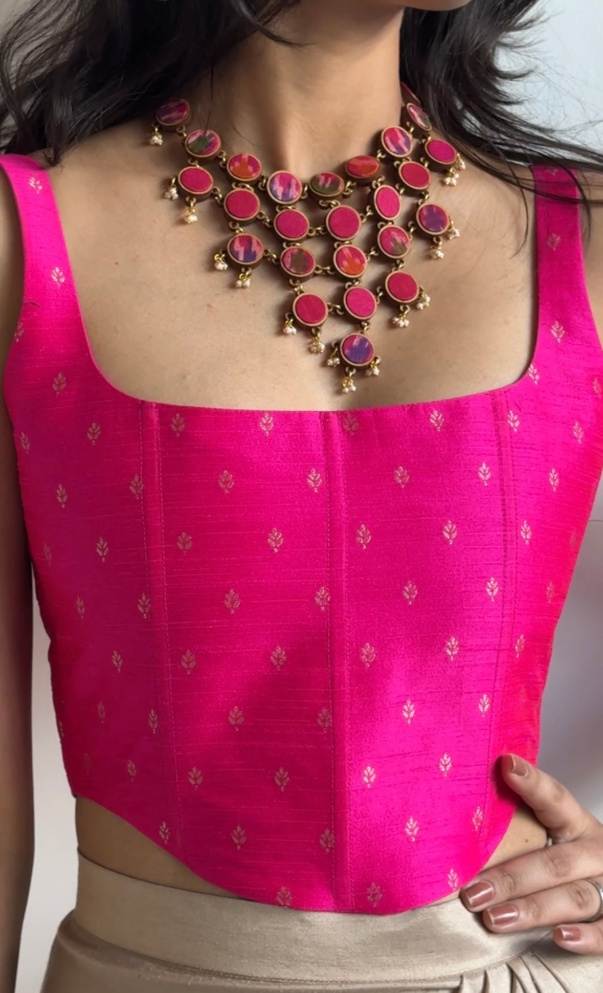 Hot Pink Corset