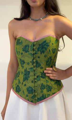 Kiwi Overbust Corset