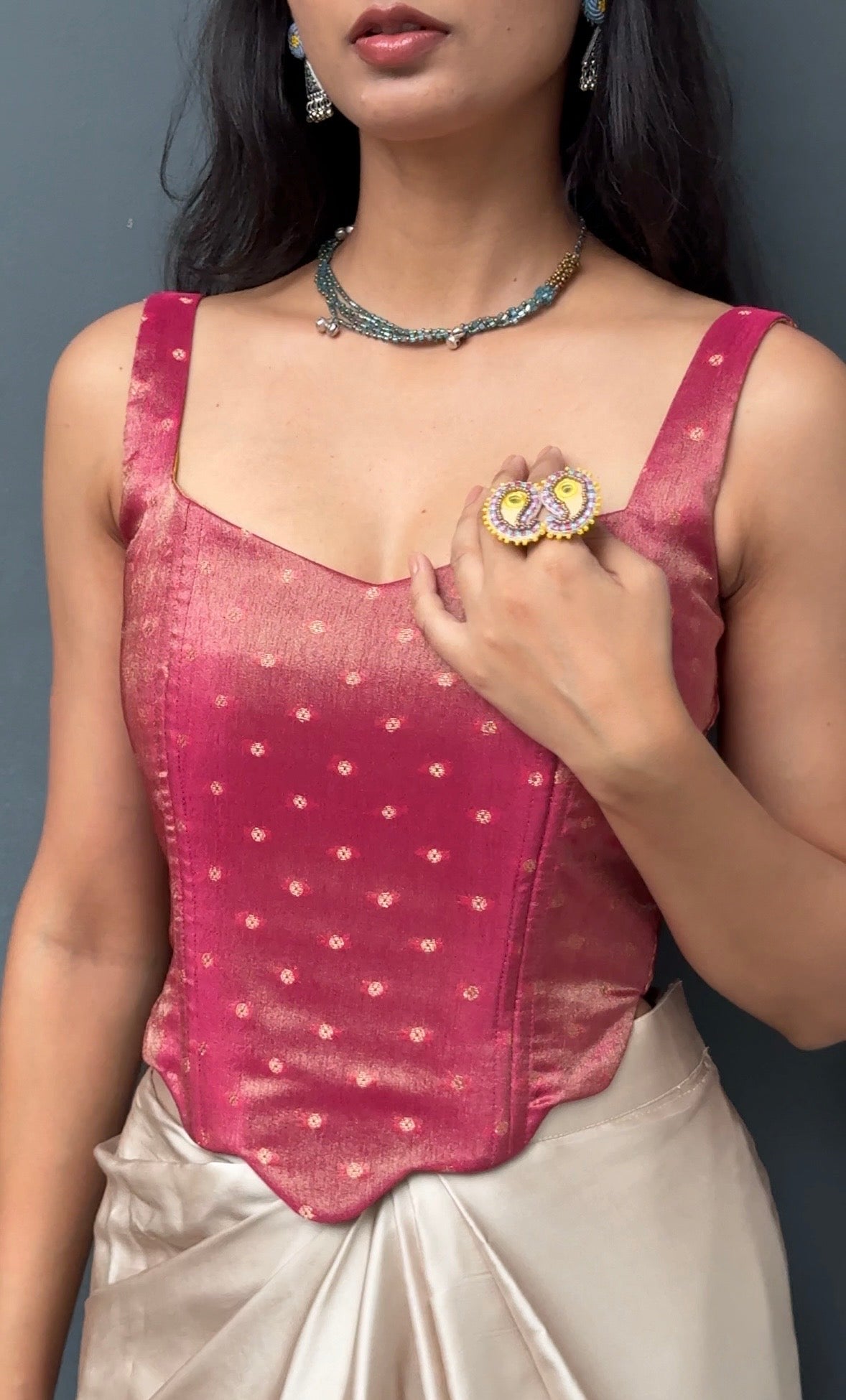 Rangrez Reversible Corset Top