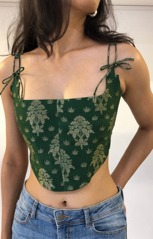 Lolita Banarasi Brocade Corset