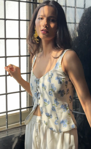 Forget Me Not Corset Top