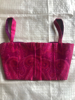 Pink Paisley Bustier