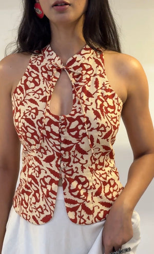 Rosewood Halter Top