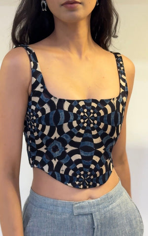 Twilight Ajrakh Corset