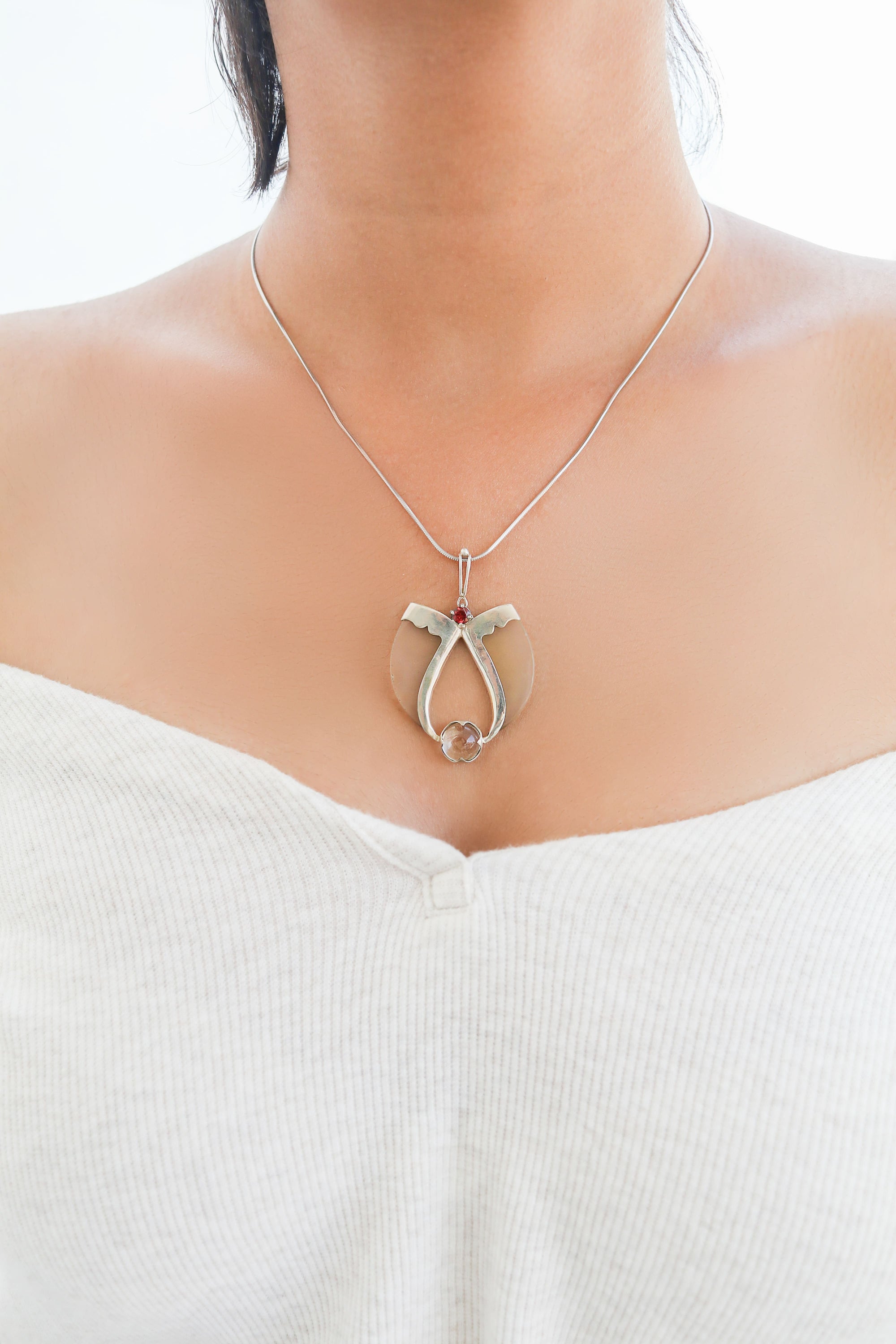 Silver Pine Tree Ring Holder Necklace | Handmado – Handmado.com