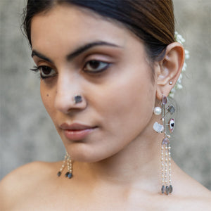 Pichwai Rajbhog Earrings By Baka