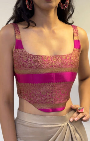 Fuchsia Corset