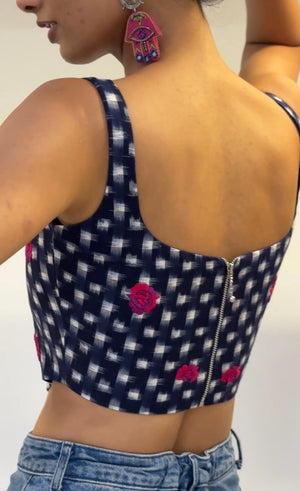Lily of the Nile Ikat Corset