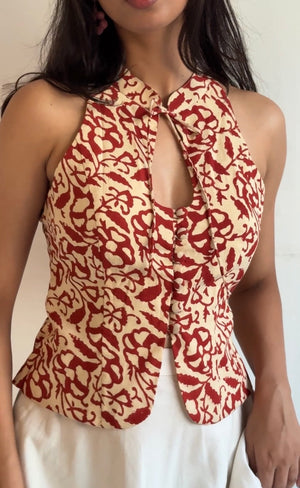 Rosewood Halter Top