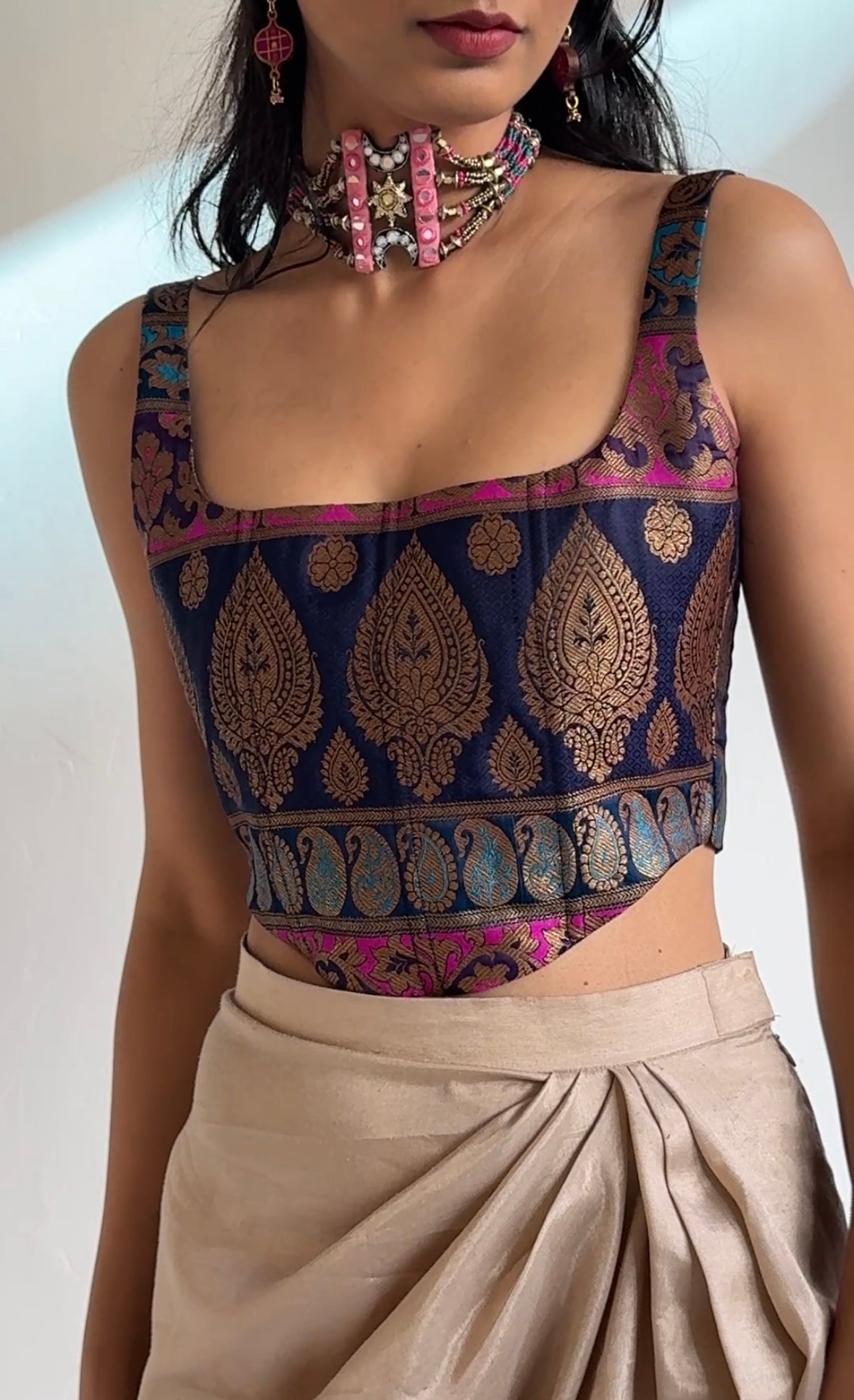 Saanjh Corset - Mogra Designs Saanjh Corset - Mogra Designs