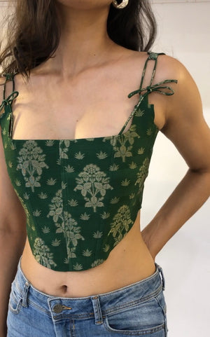 Lolita Banarasi Brocade Corset